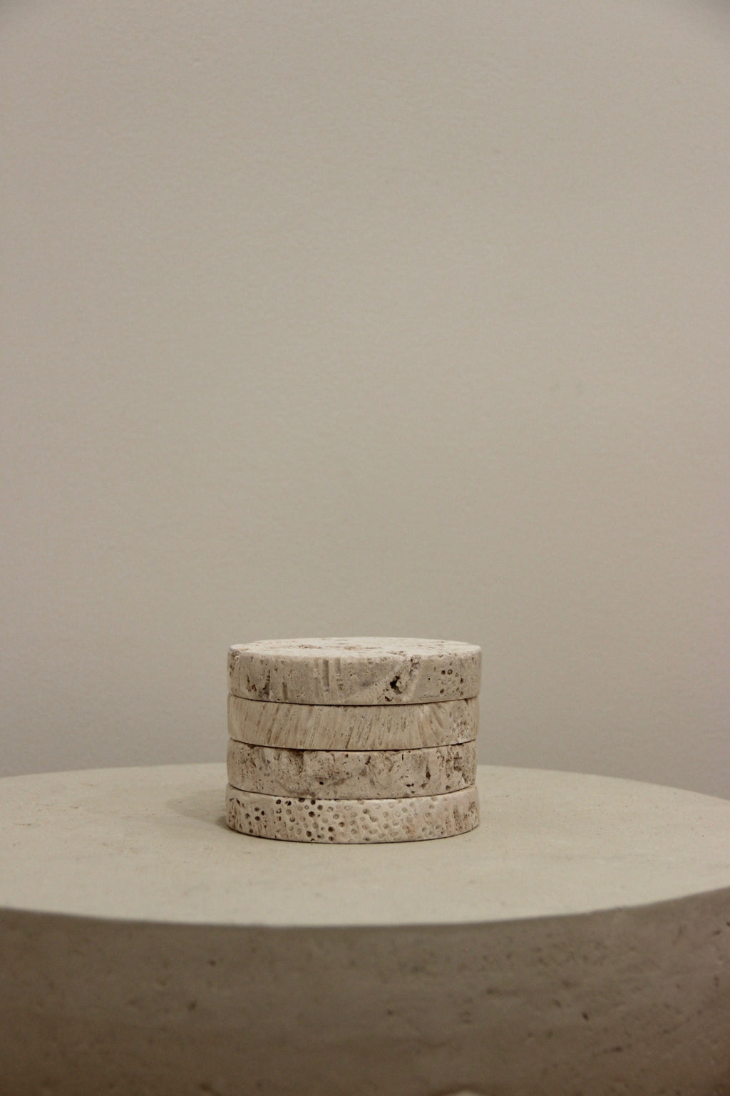 Round Coral Coasters