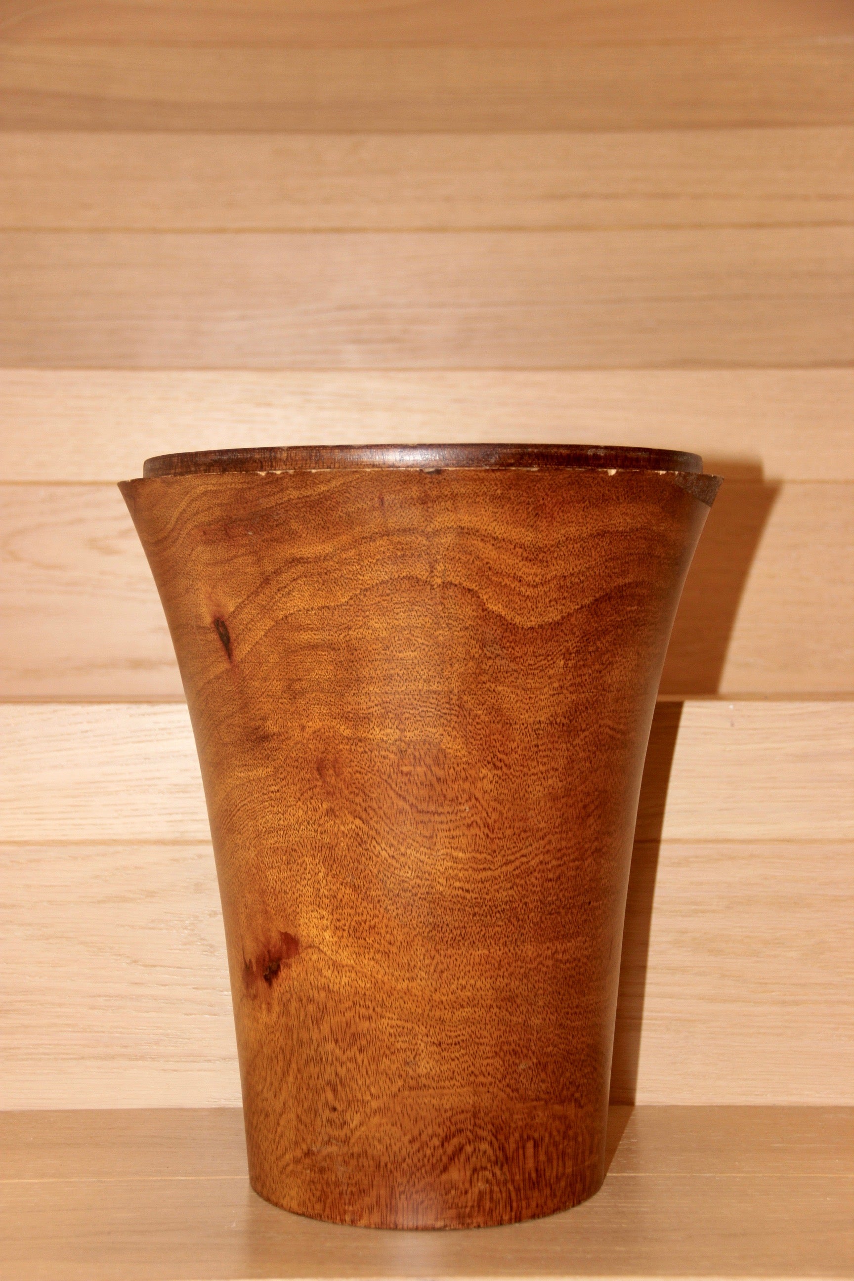 Danish Wooden Vase