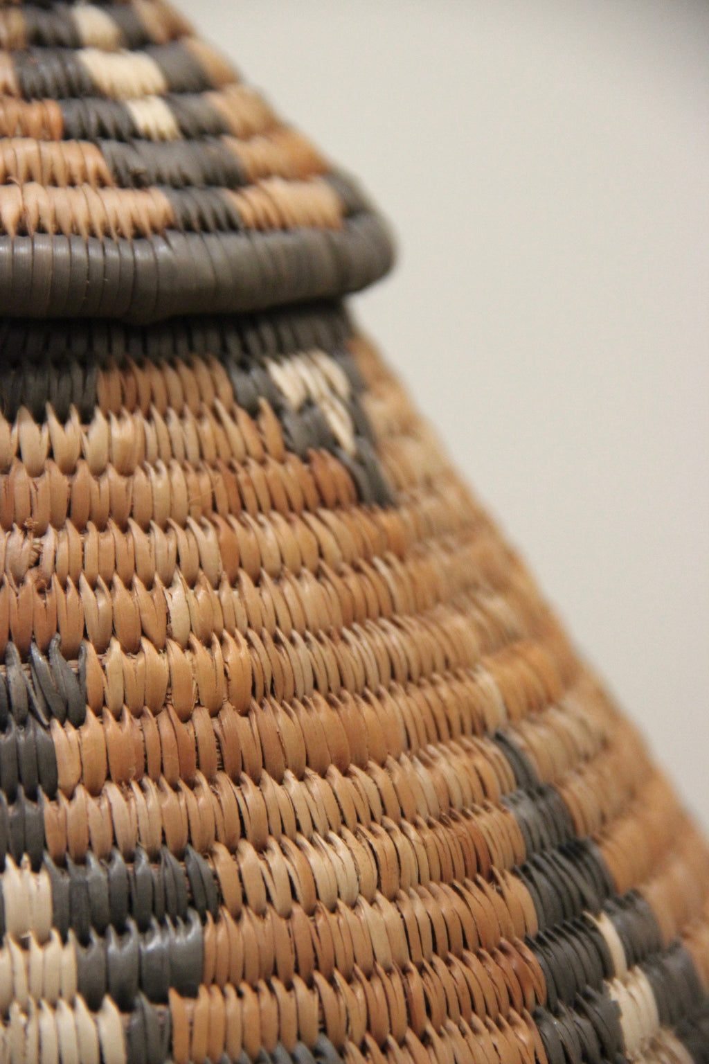 South African Zulu Basket with Lid