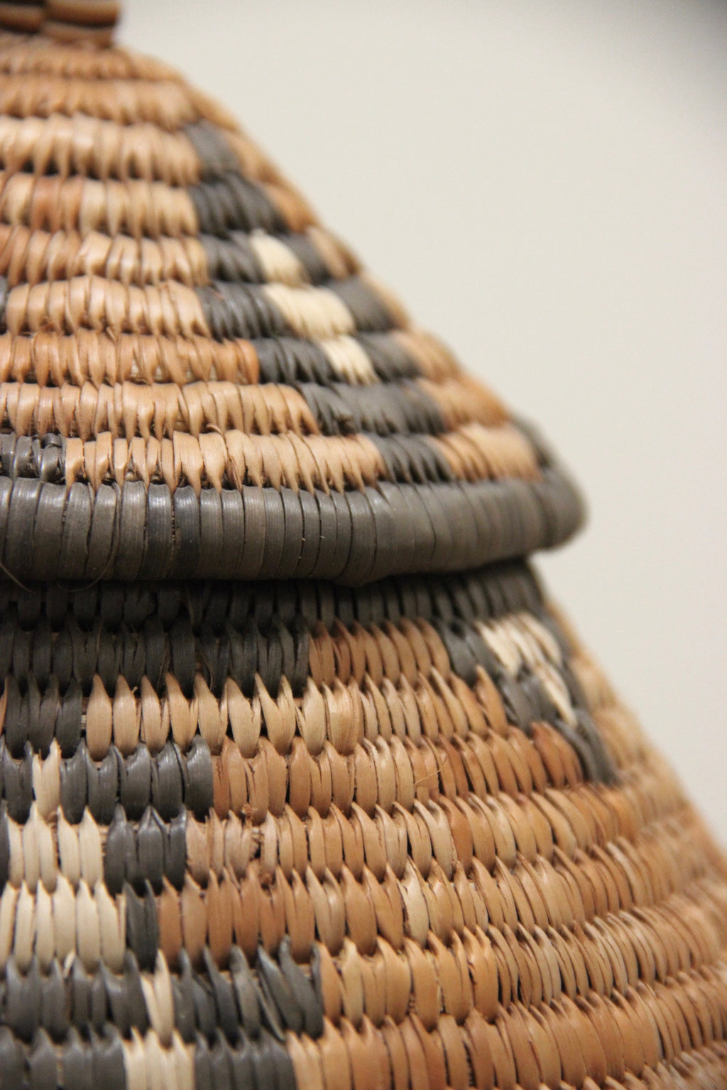 South African Zulu Basket with Lid