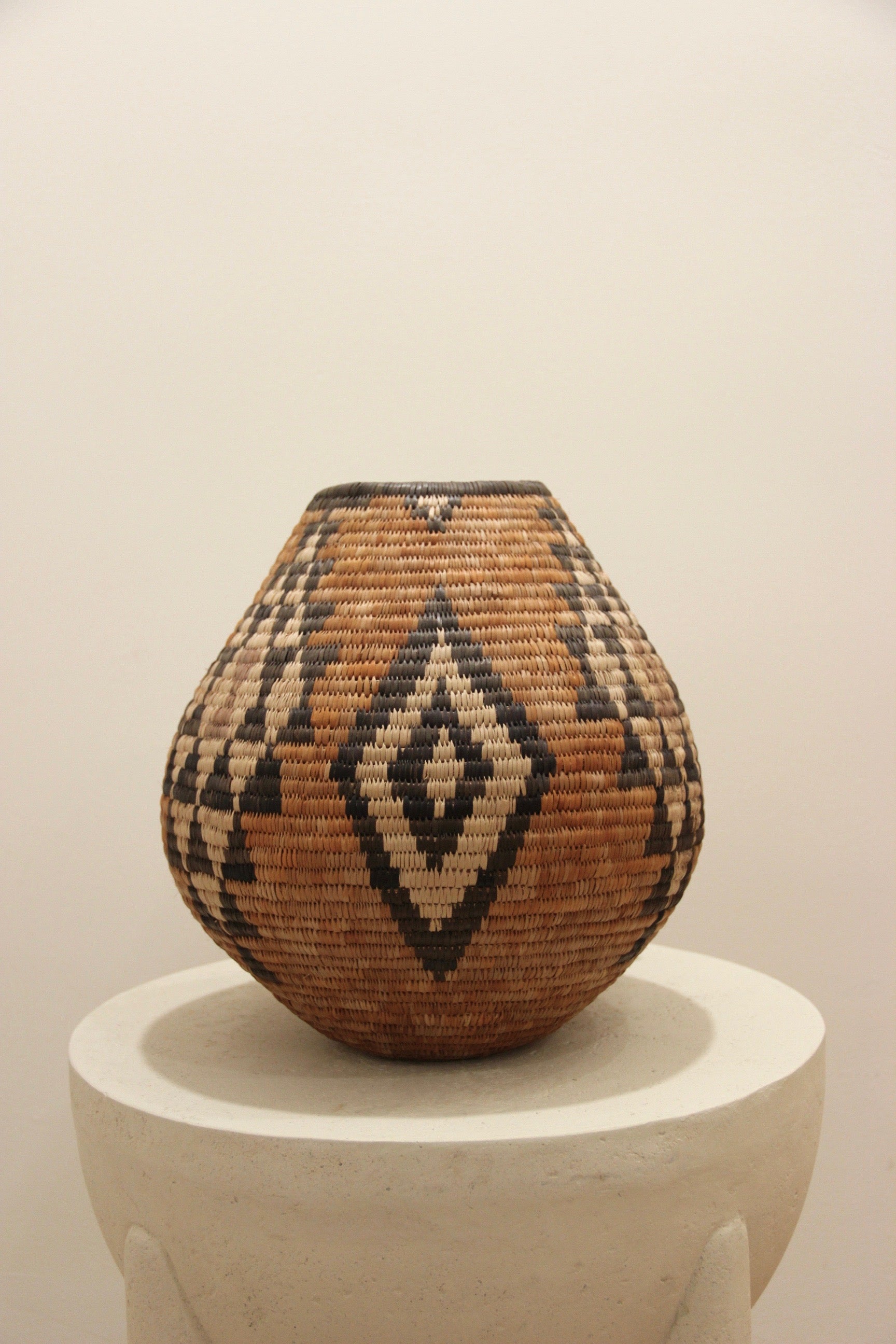 South African Zulu Basket with Lid