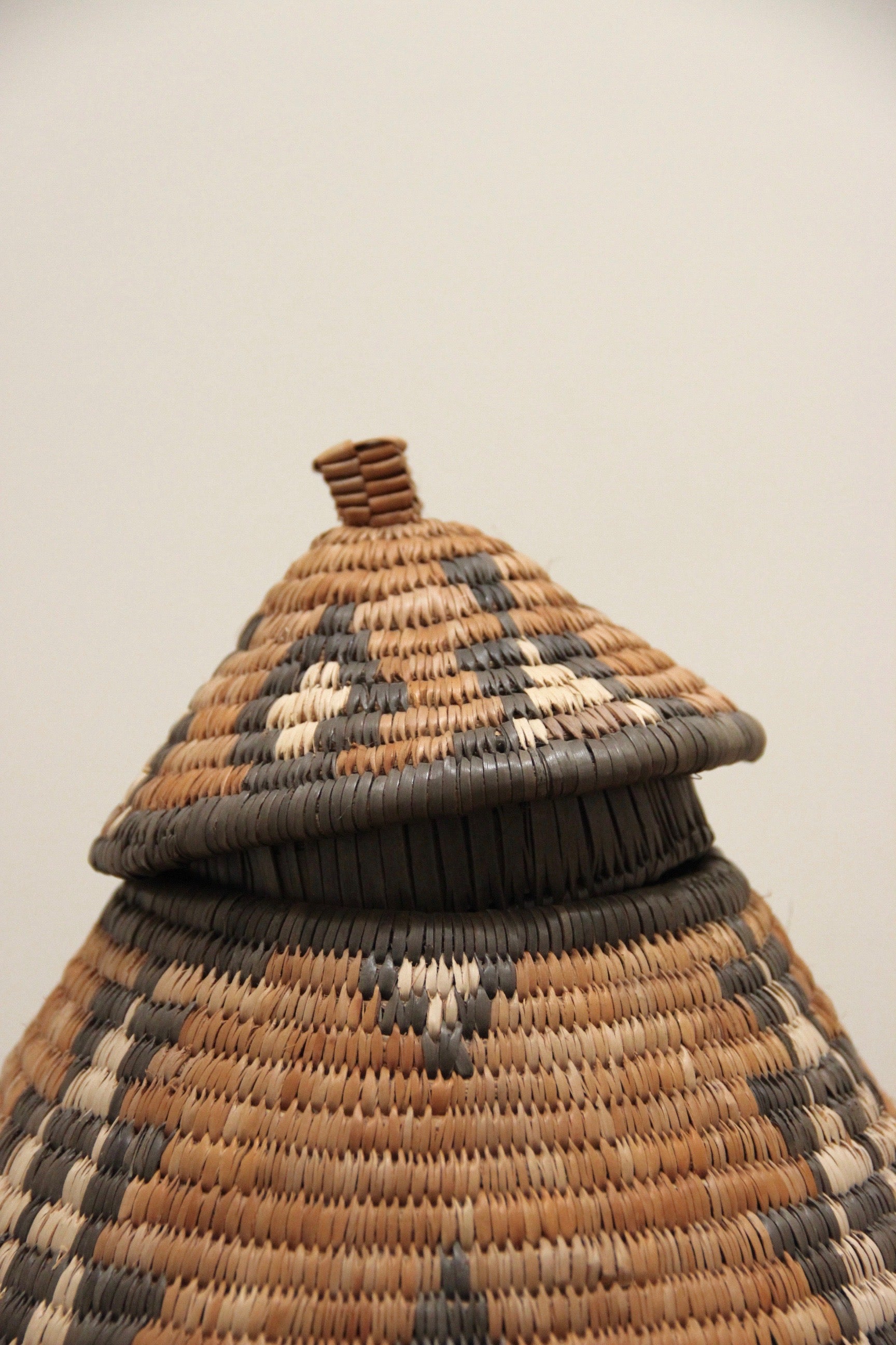 South African Zulu Basket with Lid