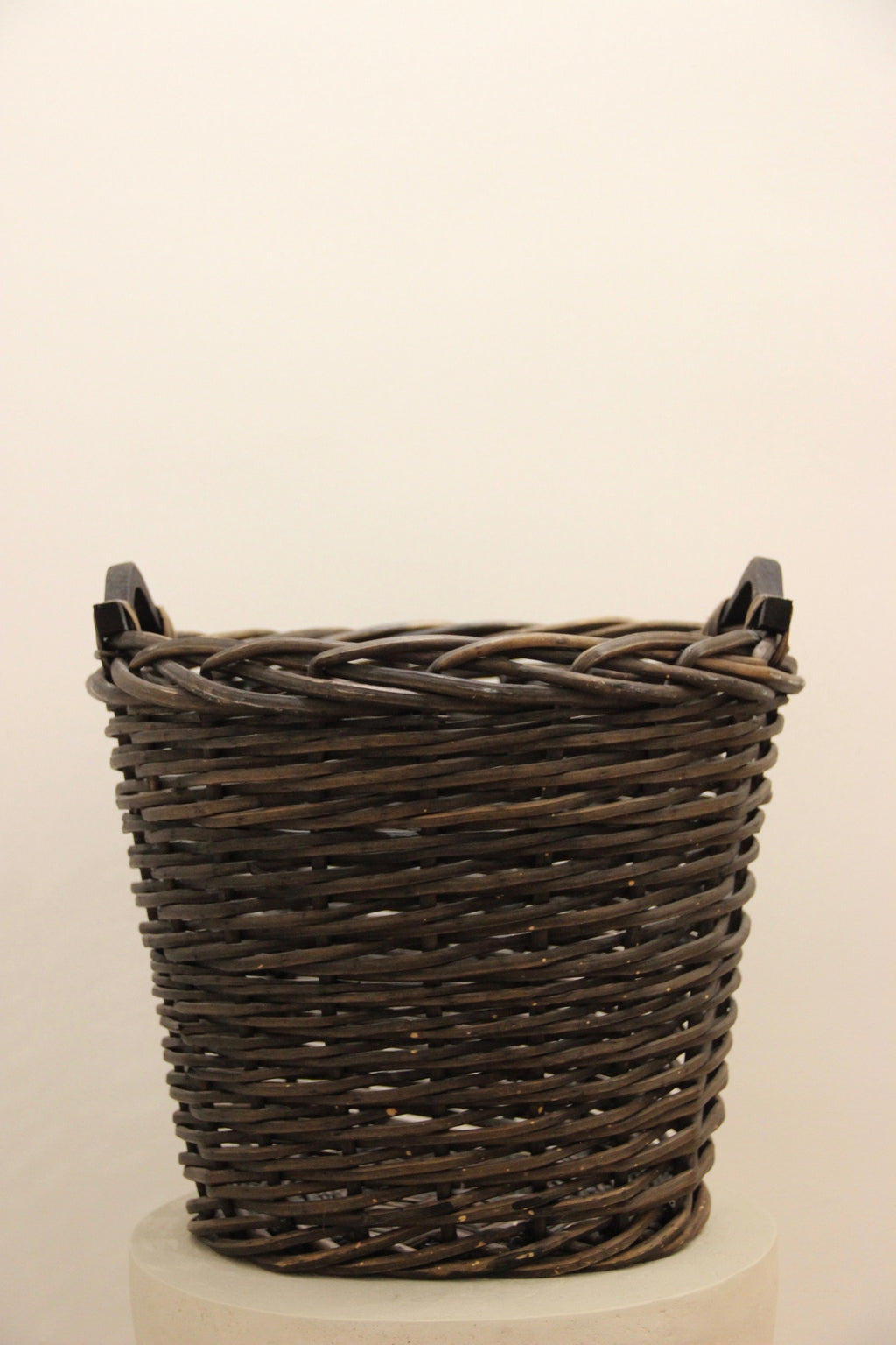 Vintage French Basket with Handles